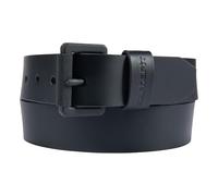 Carhartt Men's Men's Casual Bridle Leather Roller Belts Available In Multiple Styles Colors & Sizes, Black/Black Buckle, 32