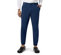 Carhartt Men's Micro Ripstop Cargo Jogger Pant Medical Scrubs, Navy Heather, Small