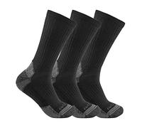 Carhartt Cotton Blend Crew Socks 3 Pairs Black EU 46-48