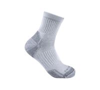 Carhartt Men's Midweight Cotton Blend Quarter Sock 3 Pack, Grey, X-Large