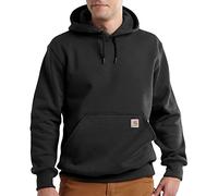 Carhartt Men's MidWeight Hooded Zip Front Sweatshirt - Black - XL Tall