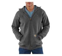 Carhartt Men's Midweight Hooded Zip-Front Sweatshirt, Charcoal Heather, Medium