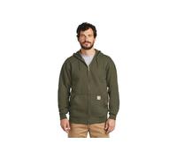 Carhartt Men's Midweight Hooded Zip-front Sweatshirt, Moss, S