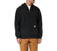Mens Loose Fit Midweight FullZip Sweatshirt Black M