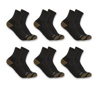 Carhartt Men's Midweight Quarter Sock 6-pack Pair of socks (pack of 6)