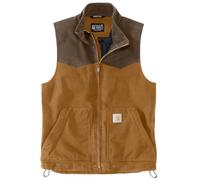 Carhartt Men's Montana Rugged Flex Relaxed Fit Duck Vest, Brown, M