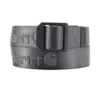 Carhartt Men's Nylon Webbing Ladder Lock Belt, Gravel, XL