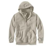 Carhartt - Heavyweight Quarter-Zip Sweatshirt - Hoodie size S, grey/sand