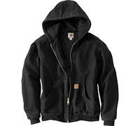 Carhartt Men's Quilted Flannel Lined Duck Active Jacket J140 - Black - XXXXL