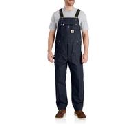 Carhartt Men's R01 Duck Bib Overalls Work Utility Outerwear, Navy, 36W x 32L