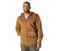 Carhartt Men's Rain Defender Loose Fit Heavyweight Full-Zip Sweatshirt, Carhartt Brown, XL