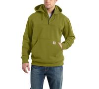 Carhartt Men's Rain Defender Loose Fit Heavyweight Quarter-Zip Sweatshirt, Dill Heather, M