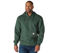 Carhartt mens Rain Defender Loose Fit Heavyweight Quarter-zip Sweatshirt, Forestry Green, XL
