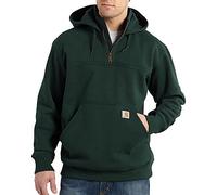 Carhartt Men's Rain Defender Paxton Heavyweight Hooded Zip Sweatshirt - Green -