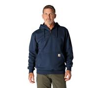 Carhartt Men's Rain Defender Paxton Heavyweight Hooded Zip Sweatshirt work utility t shirts, New Navy, 3XL UK