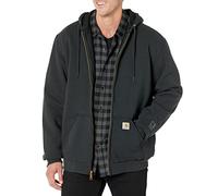 Carhartt Rutland Thermal-Lined Hooded Zip-Front Sweatshirt, Black, XXXX-Large