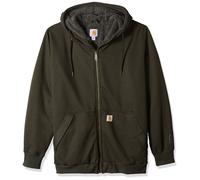carhartt mens Rd Rockland Sherpa Lined Big Tall Hooded Sweatshirt Peat X-Large Big Tall US