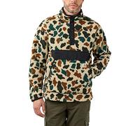Carhartt Men's Relaxed fit Fleece Jumper Sweater, 1972 Duck Camo, XL