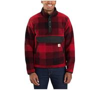Carhartt Mens Relaxed Fit Pullover Sherpa Fleece Jacket S - Chest 34-36' (86-91cm)
