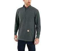 Carhartt Workwear 104428 Half Zip Thermal Long Sleeve T-Shirt Elm Heat S