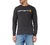 Carhartt Mens Core Logo Long Sleeve Cotton Crewneck T Shirt M - Chest 38-40' (97-102cm)