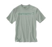 Carhartt Men's Relaxed Fit Heavyweight Short-Sleeve Logo Graphic T-Shirt Work Utility, Seabrook, S