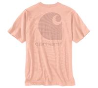 Carhartt Men's Relaxed Fit Heavyweight Short-Sleeve Pocket C Graphic T-Shirt, Tropical Peach, XL