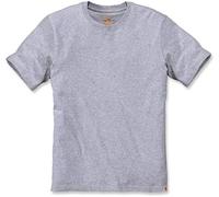 Carhartt Men's Relaxed Fit Heavyweight Short-Sleeve T-Shirt, Heather Grey, S