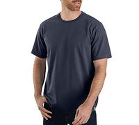 Carhartt Men's Relaxed Fit Heavyweight Short-Sleeve T-Shirt, Navy, S