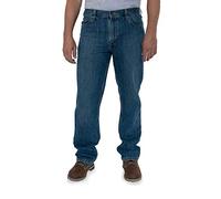 Carhartt Men's Relaxed Fit Holter Jean - blue - 38W x 30L