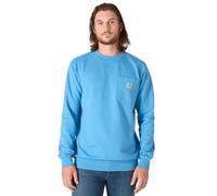 Carhartt Men's Relaxed Fit Midweight Garment Dye French Terry Crewneck Pocket Sweatshirt