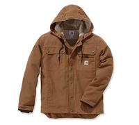 Carhartt Men's Relaxed Fit Utility-Jacke mit Sherpa-futter Work Outerwear, Brown, 5XL