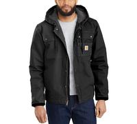 Carhartt Men's Relaxed Fit Washed Duck Sherpa-Lined Utility Jacket-Black-3X-Large