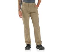 Carhartt Men's Relaxed-Fit Washed Twill Dungaree Pant, Dark Khaki, 35W x 30L