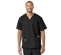 Carhartt Men's Ripstop Multi-Pocket Scrub Top - Black - XXL