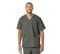 Carhartt Men's Ripstop Multi-Pocket Scrub Top - Green - S
