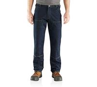 Carhartt Men's Rugged Flex Relaxed Double Front Jean Work Utility Pants, Erie, 42W x 34L
