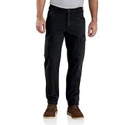 Carhartt Men's Rugged Flex Relaxed Fit Canvas Cargo Work Pant, Black, 40 x 32