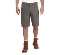 Carhartt Workwear Cargo Work Short Rigby 103542 Rugged Flex Relaxed Fit Canvas Tarmac W36