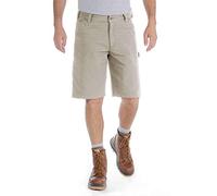 Carhartt Men's Rugged Flex® Relaxed Fit Canvas Utility Work Short, Tan, W34