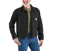 Carhartt Men's Rugged Flex Relaxed Fit Duck Detroit Jacket, Black, M