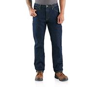 Carhartt Men's Rugged Flex Relaxed Fit Heavyweight 5-Pocket Jean, Freight, 34 x 34