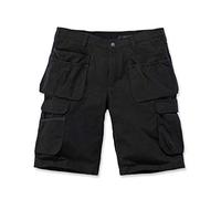 Carhartt Workwear 104201 Steel Multipocket Short Black Waist: 33" 33"