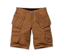 Carhartt Men's Rugged Flex® Relaxed Fit Ripstop Cargo Multi Pkt Work Short, Carhartt® Brown, W32