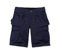 Carhartt Men's Rugged Flex® Relaxed Fit Ripstop Cargo Multi Pkt Work Short, Navy, W30