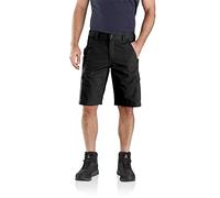 Carhartt Men's Rugged Flex™ Relaxed Fit Ripstop Cargo Work Short, Black, W38