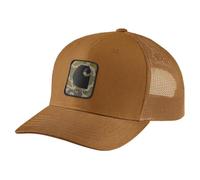 Carhartt Mens Rugged Flex Twill Mesh-Back Camo Patch Cap