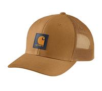 Carhartt Mens Twill Mesh Back Medium Profile Logo Patch Cap One Size