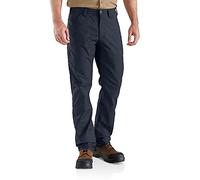 Carhartt Men's Rugged Professional™ Series Rugged Flex® Relaxed Fit Canvas Work Pant, Navy, W36/L32