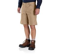 Carhartt Men's Rugged Professional™ Series Rugged Flex® Relaxed Fit Canvas Work Short, Dark Khaki, W31